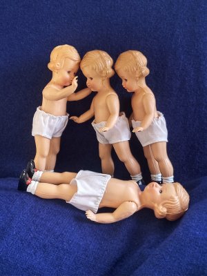 画像2: ドイツのプラスティックドール　Lissi doll　セット　リジードール　