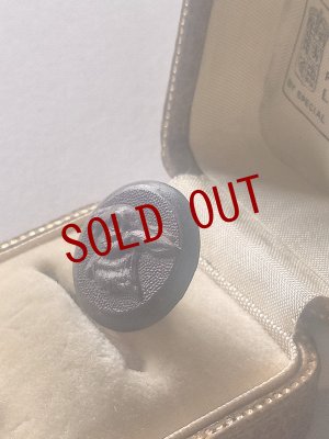 画像1: ハンティングボタン　野うさぎ　フレンチボタン　アンティーク