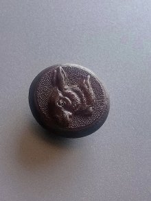 他の写真3: ハンティングボタン　野うさぎ　フレンチボタン　アンティーク