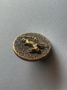 他の写真3: 野うさぎのピクチャーボタン　アンティーク　ハンティングボタン