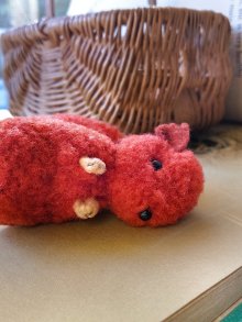 他の写真2: ポンポンりす　毛糸玉　ヴィンテージ　テラコッタ　あかね色