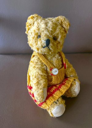 画像1: はちみつ色のこぐま　ヴィンテージ　ポーリッシュベア　５０年代