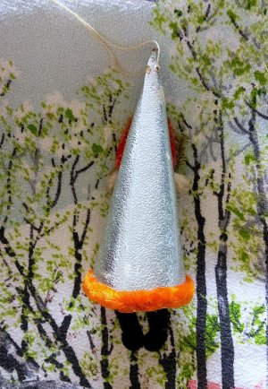 画像3: 青い目のサンタクロース　アンティークのツリーオーナメント　B