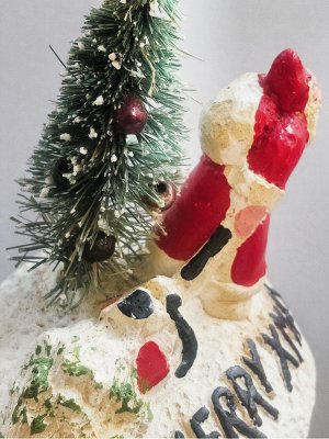 画像2: レトロなサンタクロース　デコレーション