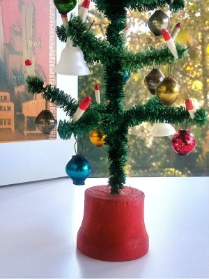 画像2: アンティークのもみの木　ドールサイズのクリスマスツリー　ドイツ　A