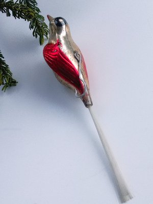 画像3: 小鳥のグラスオーナメント　チェコ　ガラス細工　アンティーク　デコレーション