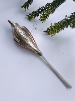 画像4: 小鳥のグラスオーナメント　チェコ　ガラス細工　アンティーク　デコレーション