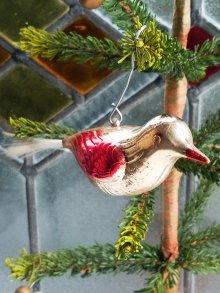 他の写真2: 小鳥のグラスオーナメント　チェコ　ガラス細工　アンティーク　デコレーション