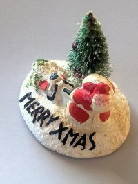 レトロなサンタクロース　デコレーション