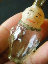 ミニチュアガラスボトル　 ピエロ