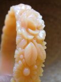 セルロイドバングル　ピーチカラー　