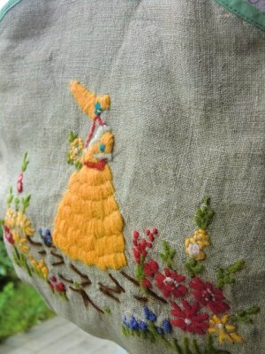 画像3: *刺繍の素敵な布バック　ハンドメイド