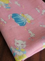 ヴィンテージ　ファブリック　手袋をなくした３匹の仔猫
