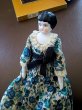 画像5: ドイツのアンティーク　チャイナヘッドドール　人形の家　１９ｃｍ　蒼いドレス　 (5)