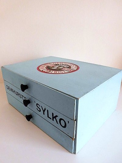 画像3: 糸巻きのショーケース　SYLKO　ボビンケース　引き出し　from  ENGLAND