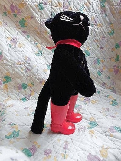 画像3: 長靴をはいた猫　ヴィンテージ　ドイツ　グリズリー社　２８ｃｍ