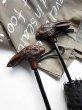 画像6: 折りたたみ傘　うさぎのハンドル　ブラックカラー　イタリア (6)