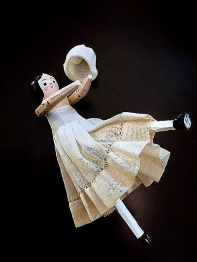画像1: ペグドール　オランダ人形　１５ｃｍ　人形の家　from  LONDON