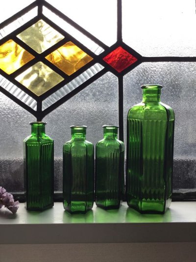 画像2: イングランドのグリーンボトル　   ヴィンテージのガラス瓶