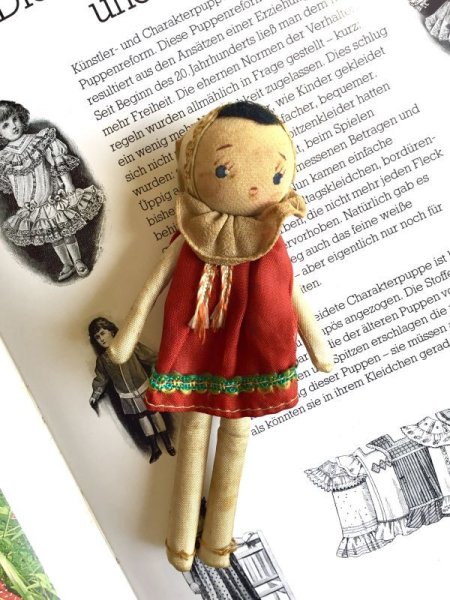 画像1: 小さな布人形　ジャパンメイド　里帰り品　 (1)