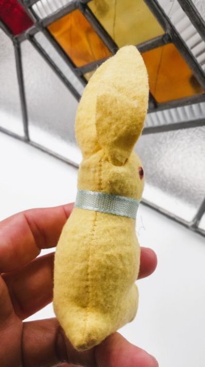 画像1: タンポポ色のうさぎ    ★ 海を渡ったジャパンラビット     ８ｃｍ     イースターラビット