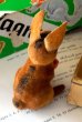 画像5:  ニンジンが好物のウサギさん　スタンディングポーズ　７ｃｍ　ジャーマンアニマル (5)