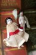 画像2: 白いミニチュアドール　フローズンシャーロット ２体　人形遊び 　１９世紀　　　　　　 (2)