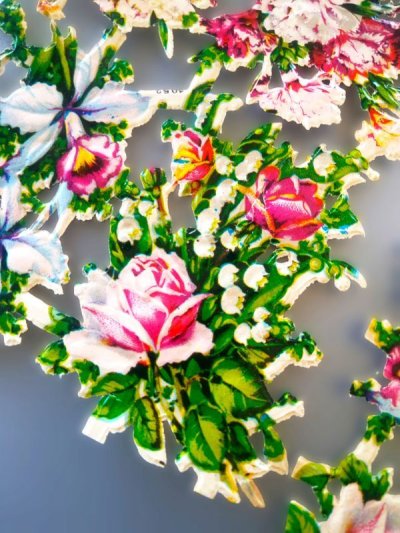 画像2: 春をさがして　花のクロモス　カーネーション　アイリス　薔薇　スズラン