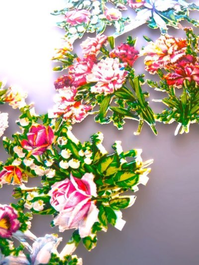 画像3: 春をさがして　花のクロモス　カーネーション　アイリス　薔薇　スズラン