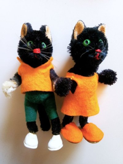 画像2: 黒猫のペア    シュコー社　ジャーマンアンティーク  