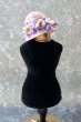 画像4: さくら色のフラワーハット　F　人形用    麦わら帽子  ミニチュアサイズ　 (4)