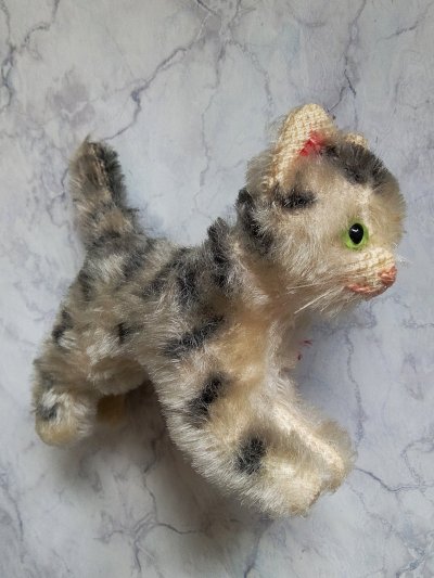 画像1: 小さいしま猫ベビー　ハーマン　８．５ｃｍ　ヴィンテージキャット 　