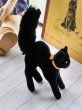 画像4: ベルベットの黒猫　トムキャット　シュタイフ　１０，５ｃｍ　 (4)