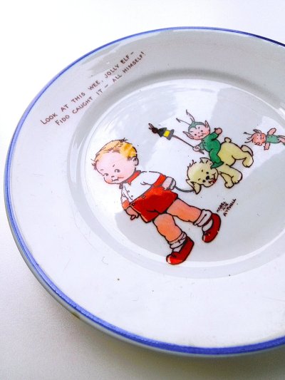 画像1: ルーシーアトウェルの絵皿　英国　ヴィンテージ　１４，８ｃｍ