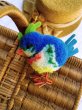 画像2: シュタイフのポンポンバード　カラフルな羽のおしゃれさん (2)
