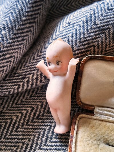 画像3: ビスクキューピー　ローズオニール　５，５ｃｍ　ミニチュア　スタンディング