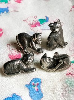 目が点になってる黒猫さん ブラック トムキャット 小さい