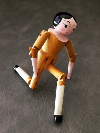 画像2: ペグドール　オランダ人形　５，２ｃｍ　from  LONDON　人形の家　