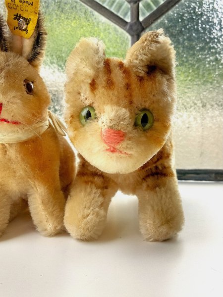 画像1: 猫のタプシー　TAPSY　シュタイフ　キャット　１１ｃｍ (1)