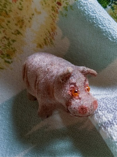 画像1: サバンナの動物　ベビーかばさん　WAGNER社　KUNSTLERSCHUTZ
