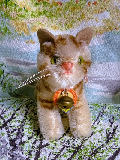画像3: 鈴をさげた仔猫のタプシー　TAPSY　８ｃｍ　シュタイフのしま猫　