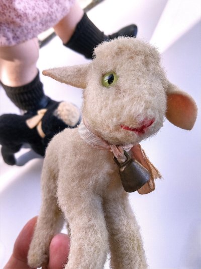 画像1: 緑の目をした子羊　LAMBY　シュタイフ　１０ｃｍ
