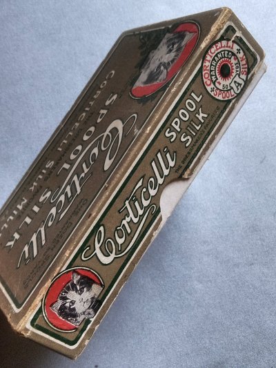 画像1: 猫さんマークの糸・ボックスセット　CORTICELLI　コレクション　