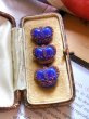 画像1: 王冠　クラウンのガラスボタン　ドイツ　　　　　 (1)