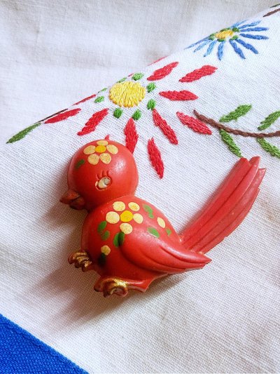 画像1: ひつじとあひる　ヴィンテージブローチ　from ENGLAND