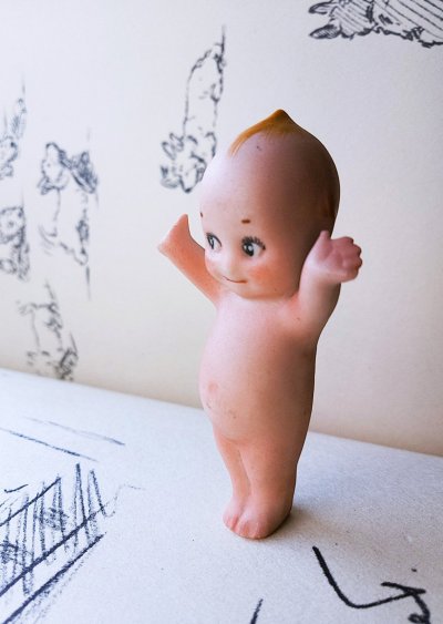 画像3: ビスクキューピー　ローズオニール　６，５ｃｍ　スタンディング
