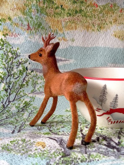 画像3: 森の動物　牡鹿　ワグナー　WAGNER　kunstlerschutz　ハンドメイドアニマル