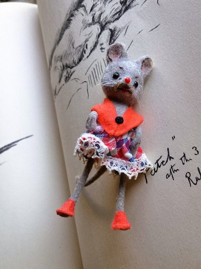 画像3: 赤い鼻のマウスの女の子　ドイツ　WAGNER　kunstlerschutz
