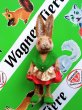 画像5: 赤いスカート履いたうさぎの女の子　ドイツ　WAGNER　kunstlerschutz (5)