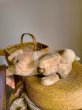 画像5: ベルベットの縞ネコさん 7cm 手のひらサイズのアンティーク  (5)